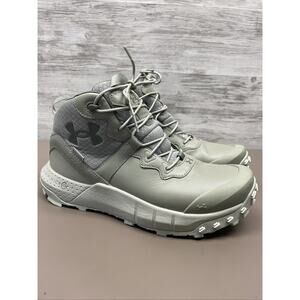 UNDER AMOUR MENS 9 Micro G Valsetz 6" Mid Green Leather Waterproof 3025577-300